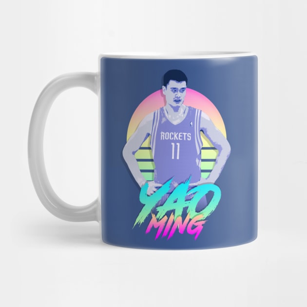 Yao Ming Retro Futuristic Aesthetic by StupidHead